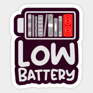 Low Battery Sticker